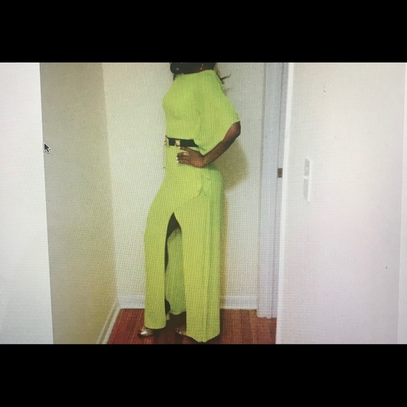 Neon/lime green BCBGMaxAria dress‼️ - Picture 3 of 3